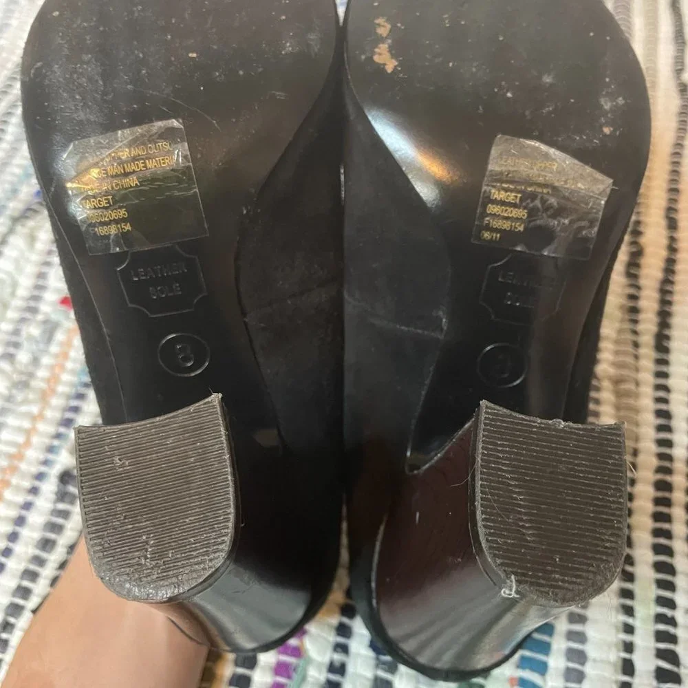 Missoni For Target Suede Chevron Pumps in Black - Picture 9 of 10